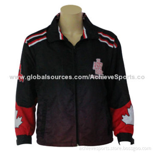 Wholesale Men's Casual Jacket with Full Sublimation, Customized Designs are Welcome